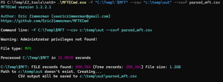 Master File Table (MFT) Artifact Analysis – Art Of Cyber